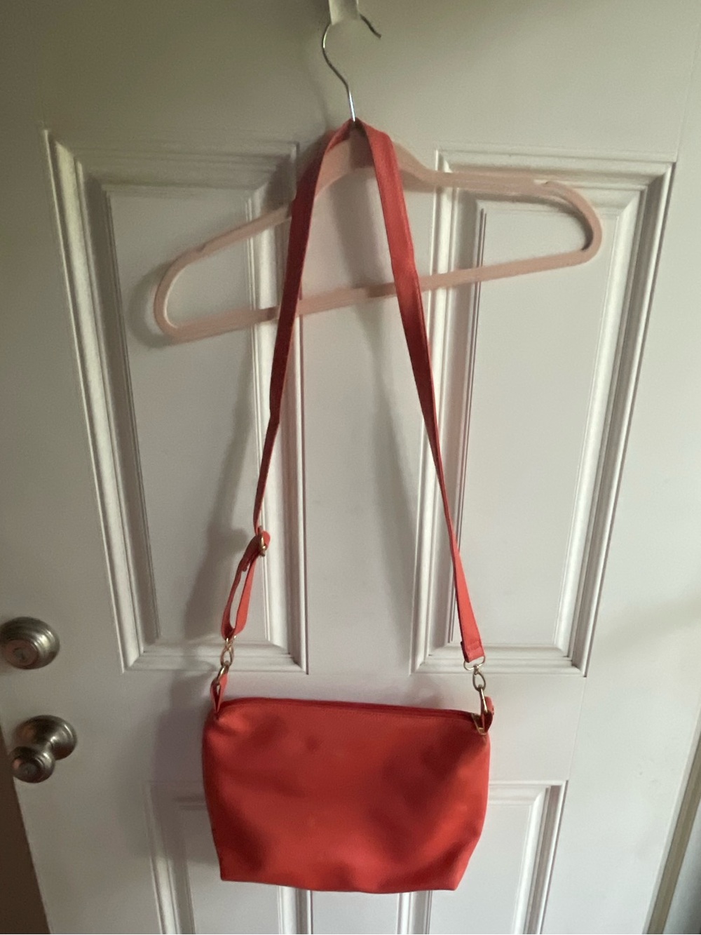 Aldo Coral-Red Crossbody Bag